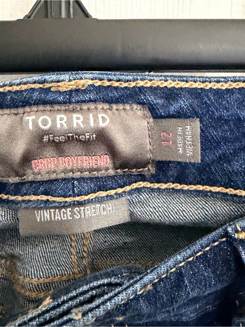 torrid Dark Blue Cropped Ankle Jeans - Picture 3 of 7